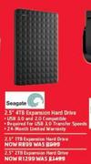 Seagate 2.5” 1TB Expansion Hard Drive