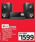 LG 2 Channel Micro Hi-Fi With Bluetooth CM2460