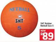 SNT Rubber Netball Size 5
