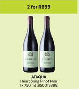 Ataqua Heart Song Pinot Noir-For 2 x 750ml