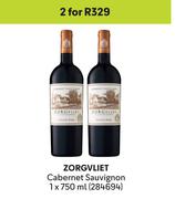 Zorgvliet Cabernet Sauvignon-For 2 x 750ml