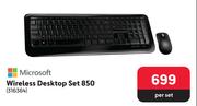 Microsoft Wireless Desktop Set 850-Per Set