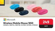 Microsoft Wireless Mobile Mouse 1850-Each