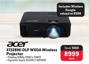 Acer X1328Wi DLP WXGA Wireless Projector