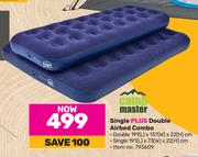 Camp Master Single Plus Double Airbed Combo