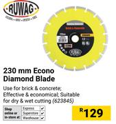 Ruwag 230mm Econo Diamond Blade