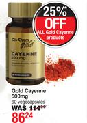 Dis-Chem Gold Cayenne 500mg 60 Vegecapsules