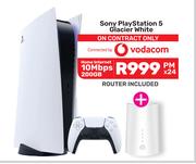 Sony PS5 Glacier White-Home Internet 10 Mbps 200GB