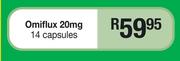 Omiflux 20mg 14 Capsules