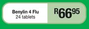 Benylin 4 Flu 24 Tablets