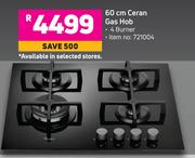 Whirlpool 60cm Ceran Gas Hob