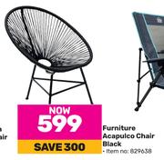 Furniture Acapulco Chair Black