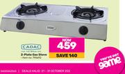 Cadac 2 Plate Gas Stove