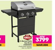 Expert Grill 3 Burner Patio Gas Braai FSBG0090