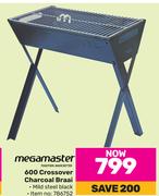 Megamaster 600 Crossover Charcoal Braai