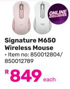 Logitech Signature M650 Wireless Mouse-Each