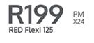 Oppo A16-On Red Flexi 125 (24 Months)