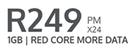 Oppo A54s-On 1GB Red Core More Data (24 Months)