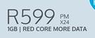 Oppo Reno 5 5G-On 1GB Red Core More Data (24 Months)