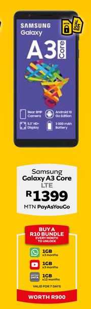 samsung galaxy a3 pay as you go