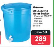 Pineware 20L Electric Water Bucket