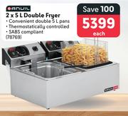 Anvil 2 x 5L Double Fryer