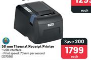 58mm Thermal Receipt Printer-Each