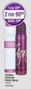 Yardley Perfume Body Spray Assorted-For 2 x 150ml