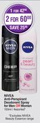 Nivea Anti Perspirant Deodorant Spray For Men Or Women Assorted-150ml