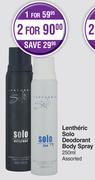 Lentheric Solo Deodorant Body Spray Assorted-For 2 x 250ml