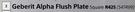 Geberit Alpha Flush Plate Sqaure