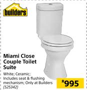Builders Miami Close Couple Toilet Suite