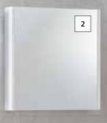 Athens Aileen Slim 1-Door Mirror Cabinet (White)