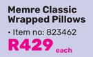 Memre Classic Wrapped Pillows-Each