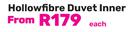 Hollowfibre Duvet Inner-Each