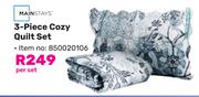Mainstays 3 Piece Cozy Quilt Set-Per Set