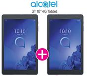 2 x Alcatel 3T 10" 4G Tablet-On My Gig 1 + On My Gig 1