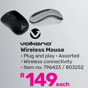 Volkano Wireless Mouse-Each