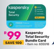 Kaspersky Total Security Bundle Card