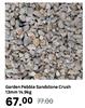 Garden Pebble Sandstone Crush 13mm 14.9Kg