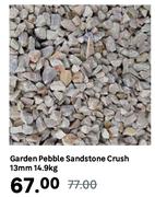 Garden Pebble Sandstone Crush 13mm 14.9Kg