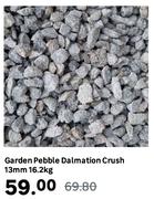Garden Pebble Dalmation Crush 13mm 16.2Kg