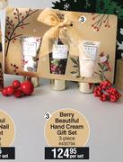 Nature's Nourishment Berry Beautiful Hand Cream Gift Set 3 Piece-Per Set