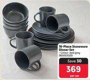 16 Piece Stoneware Dinner Set-Per Set