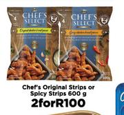 Chef's Original Strips Or Spicy Strips-For 2 x 600g