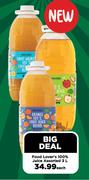 Food Lovers 100% Juice Assorted-3L Each