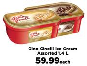Gino Ginelli Ice Cream Assorted-1.4L Each