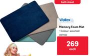 Waltex Memory Foam Mat-Each