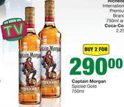 Captain Morgan Spiced Gold-For 2 x 750ml