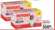 Huggies Mega Box Gold Pants Sizes 3-6-Per Box